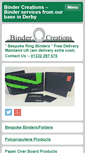 Mobile Screenshot of bindercreations.co.uk